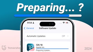 How to Fix iOS 18 Stuck on Preparing Update on iPhoneiPad  iOS 18 Update [upl. by Sukramal]