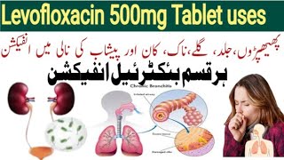 Levoflox 500 mg tablet uses  Levofloxacin 500 mg  bacterial infection treatment antibiotic tablet [upl. by Hort13]