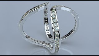 Jewelry Rendering with Rhino and FluidRay [upl. by Nawek]