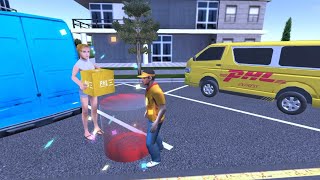 Express Delivery Simulator  Courier Products  Gameplay [upl. by Teri]