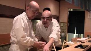 3 Michelin star Jiro Ono makes sushi in Tokyo [upl. by Mischa]