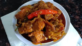 Bihari chicken curryspicy Biharistyle chicken currydesi bihari style chicken masaladehati chicken [upl. by Adnalram]