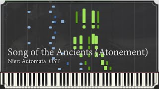 Song of the Ancients Atonement — Nier Automata — Piano Keyboard [upl. by Trevethick]