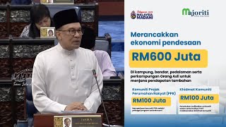 Belanjawan 2025 PM Anwar kaget orang Kg Tebuk Hj Dolah Selinsing beli drone baja sawah [upl. by Sisto]