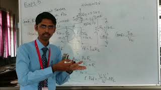 EDC Practical 5 Implement current series feedback amplifier by Prof Omkar S Vaidya [upl. by Liamsi]