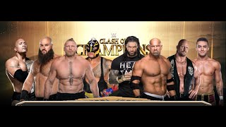 WWE 2K22 TEAM BROCK LESNAR VS TEAM GOLDBERG [upl. by Drofub270]