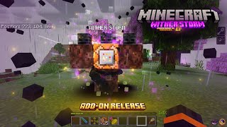 EF Wither Storm Addon Beta Release MCPEMCBEWither Storm In MinecraftEnderFoxBoy MC🦊 [upl. by Nuris]