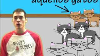 02 Spanish Lesson  Demonstrative adjectives part 2 [upl. by Zephaniah]