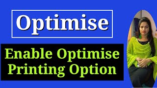 Enable Optimise option in tally Prime l how to enable Optimise option in Tally Prime [upl. by Ellemaj414]