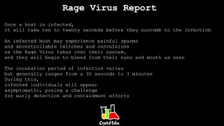 Crystal Labs Report Rage Virus [upl. by Gibbeon]