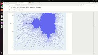 Mandelbrot set python code [upl. by Kerrison]