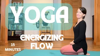 Yoga Flow Daily Practice  Energizing  15 Minutes [upl. by Joete]