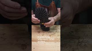 Reviving Red Wing Safety Boots with Vibram 132 Soles  Quality Resoling [upl. by Estey528]