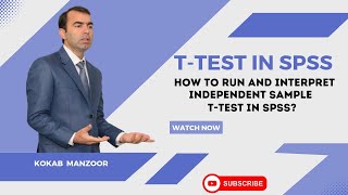 Independent Samples T test  Interpret independent samples t test in SPSS  Kokab Manzoor [upl. by Odracer701]