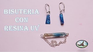 Bisuteria con Resina UV  Sin moldes [upl. by Michelsen]