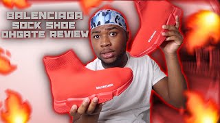 Balenciaga Sock Shoes 👟 Dhgate Relplica Review  Unboxing And Review📦 [upl. by Garber]