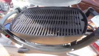 Using a Weber Q to cook a Lamb roast  Part One [upl. by Onitnevuj]