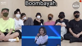 BTS Reaction to Blackpink Boombayah Seoul in your area  Tour DVD Fanmade 💜 [upl. by Ashbaugh]