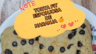 TORTA FIT DE NARANJA 🍊 [upl. by Otrebogir]