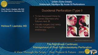 The Nightmare Continues Management of PostSphincterotomy Perforation [upl. by Haliled]