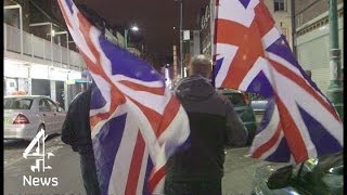 On the streets with farright extremists Britain First  Channel 4 News [upl. by Aldredge]