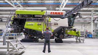 CLAAS  Excellence Harsewinkel 66 Side flaps panels chassis [upl. by Giwdul]