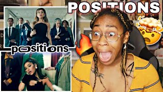 ARIANA GRANDE  POSITIONS OFFICIAL VIDEO REACTION 😭🔥  Favour [upl. by Lynnelle]