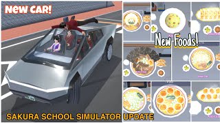 UPDATE‼️  Sakura School Simulator Update  New Hair Ramen Shop New Hats New Cars New Props etc [upl. by Dene]