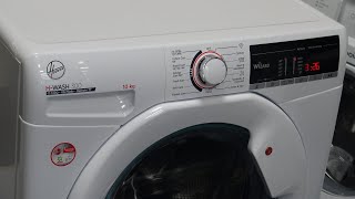 Hoover H3W4105TE 10Kg Washing Machine Demonstration [upl. by Llenil]