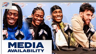 OKC Thunder Full Media Availability  Post Game at Minnesota Timberwolves  January 20 2024 [upl. by Nagorb]