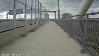 Neuer Radweg Leverkusener Rheinbrücke [upl. by Yrroc691]