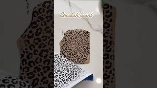 New cheetah design clayart diy polymereclay handmade [upl. by Atenek]