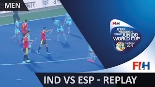 India v Spain  Men’s Hockey Junior World Cup Lucknow [upl. by Bunns848]