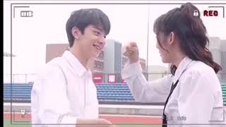 ROMANTIC COUPLE BEHIND THE SCENES  2019 Chinise Romance Drama [upl. by Thurlough]