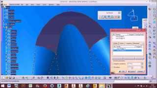 Multisection Surface Catia V5 Tutorial [upl. by Odele]