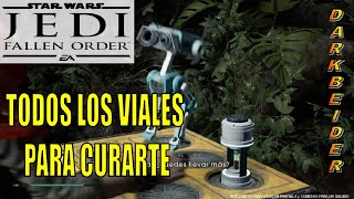 ESTIMULANTES STAR WARS Jedi Fallen Order Como conseguir todos los viales [upl. by Mcnamara]