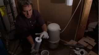 Countryside Ecowater demos a basic RO filter quick change [upl. by Atires]