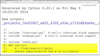 20140509 A Very Gentle Introduction to Cython [upl. by Terza]