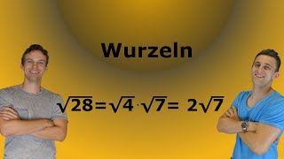 Wurzeln  Teilweises Wurzelziehen mit AufgabenLösung [upl. by Laenahtan929]