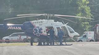 Boating Accident New Athens Illinois This is the footage of the Arch Helicopter [upl. by Lerrehs]