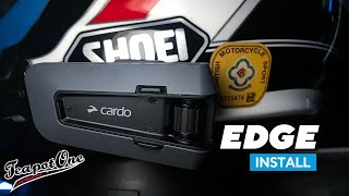 Cardo Packtalk Edge  Unboxing and Installation [upl. by Ereveneug423]