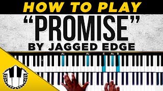 How to play quotPromise quot by Jagged Edge  FULL Piano Tutorial  Ab Major [upl. by Acilgna124]