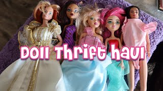 Thrift Store Doll Haul ft Monster High Ever After High MyScene and Barbie [upl. by Gall632]