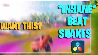 INSANE BEAT SHAKES For Your Fortnite Montage FREE DAVINCI RESOLVE PRESETS [upl. by Etnad507]