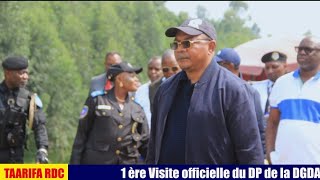 Le DP de la DGDA NordKivu en visite officielle à la douanefrontière congoloougandaise de Kasindi [upl. by Musihc641]