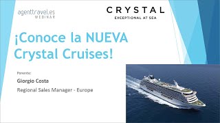 Conoce la NUEVA Crystal Cruises [upl. by Aicitan]