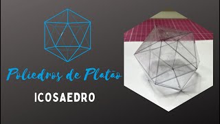 ICOSAEDRO de Acetato Tutorial de Construção [upl. by Shuping233]