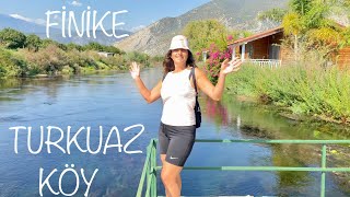 🎥 Antalya Finike Turkuaz köy ikinci Azmak 4K walking tour 🇹🇷 [upl. by Cheke]