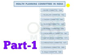 Health Planning Committees In India 1 [upl. by Paten41]