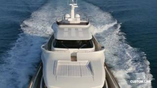 Custom Line Navetta 28 The Boat Show [upl. by Nnayelsel]